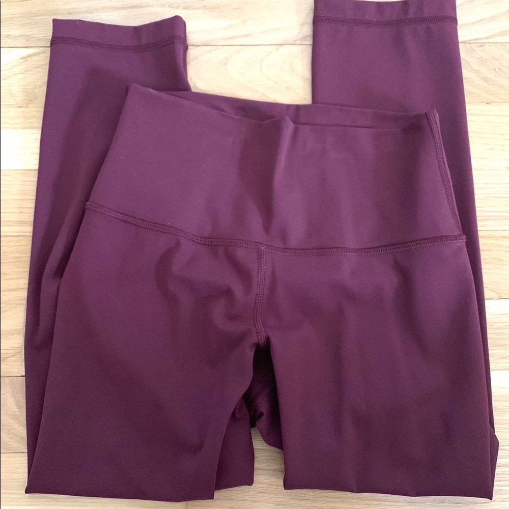 Maroon lululemon leggings
